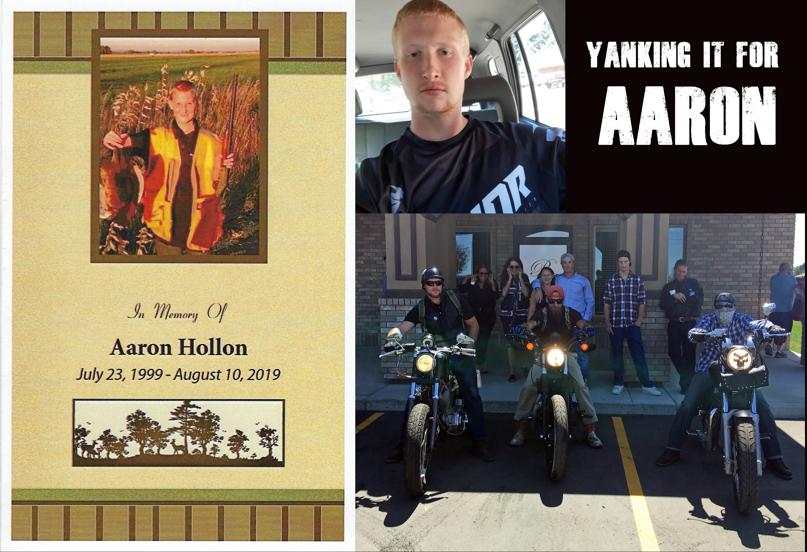 YANKING IT FOR AARON MEMORIAL